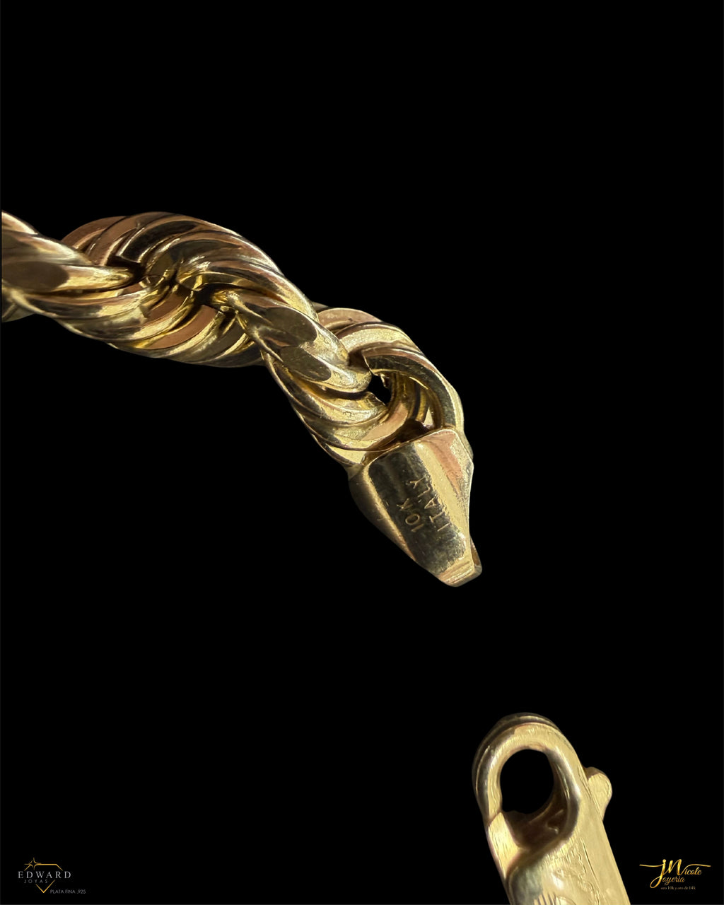 Pulso Torzal en Oro 10K de 6mm