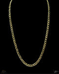 Cadena Cubann Sólida en Oro 14K de 6mm